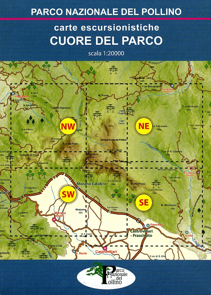 Cofanetto Carte Escursionistiche Cuore Del Pollino Il Lupo Specialisti In Appennino