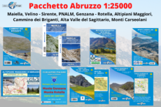 Promo - Pacchetto Carte Escursionistiche Abruzzo 1:25000